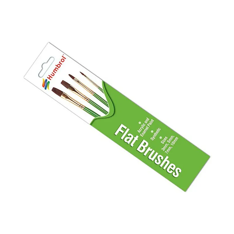 Humbrol Brush pack - Flat Brush pack 