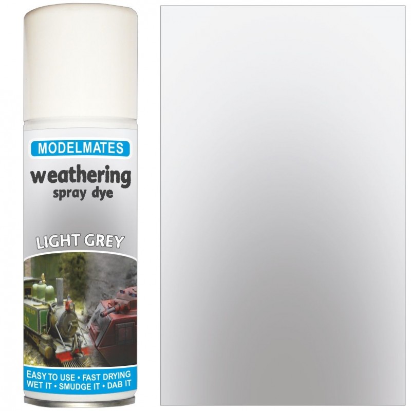 Modelmates Weathering Spray Can - Light Grey 200ml