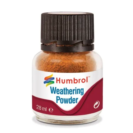 Humbrol Weathering Powder 28ml- Rust 