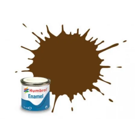 Humbrol No 10 Service Brown - Gloss - Tinlet No 1 (14ml)