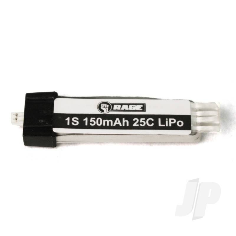 150mAh 1S 3.7V 15C LiPo Battery, Ultra-Micro Connector (Spirit of St. Louis)