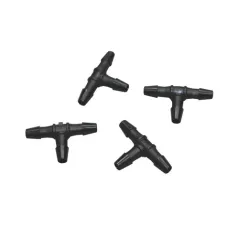 T Coupler For 1/8 Tubing, Black