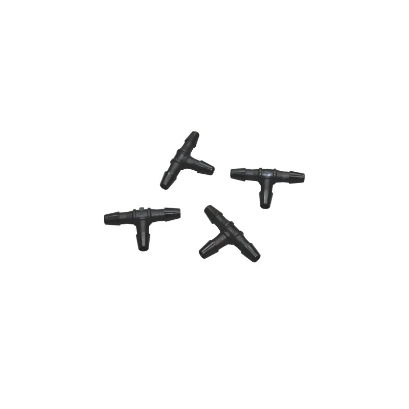 T Coupler For 1/8 Tubing, Black