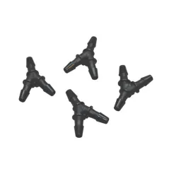 Y Coupler For 1/8 Tubing, Black