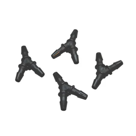 Y Coupler For 1/8 Tubing, Black