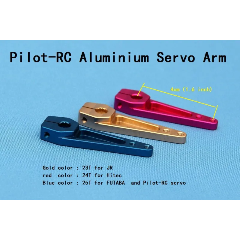 Single Aluminium Servo Arm 1.6in (JR Type)