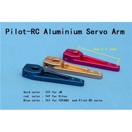 Single Aluminium Servo Arm 1.6in (JR Type)