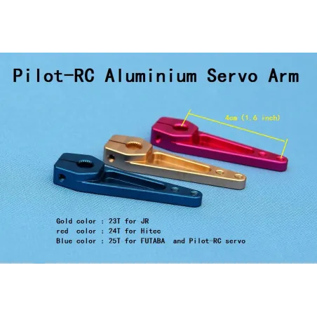 Single Aluminium Servo Arm 1.6in (JR Type)