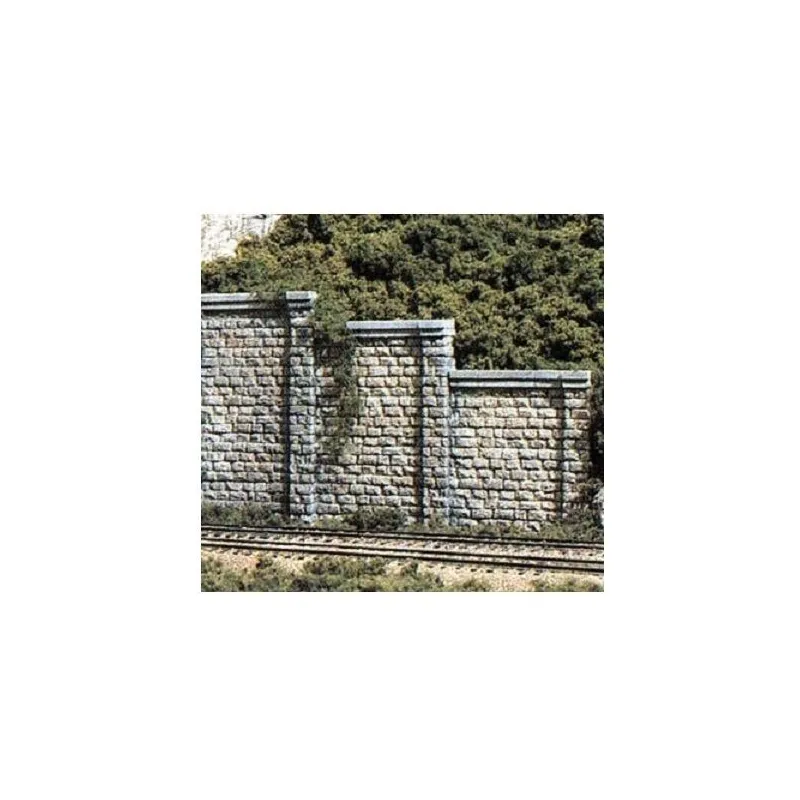 Woodland Scenics C1259 Retaining Walls - Cut Stone - Pack Of 3