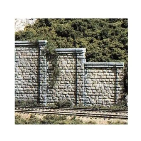 Woodland Scenics C1259 Retaining Walls - Cut Stone - Pack Of 3