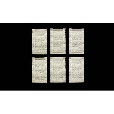Woodland Scenics C1258 Retaining Walls - Concrete - Pack Of 3