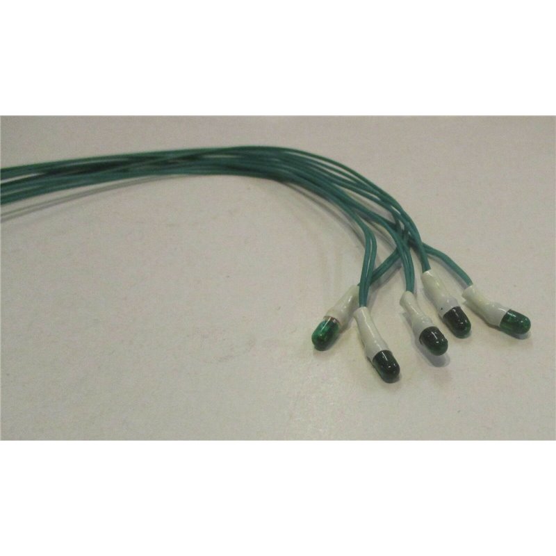 Natual Scenics 12v Green grain of wheat bulb and wire pack of 5