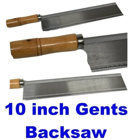 10" (250mm) Gents Saw / Backsaw Woodwork Dovetail 