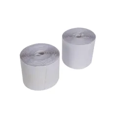 Fixman 413457 Hook & Loop Reels White Self-Adhesive 2pce 100mm x 5m