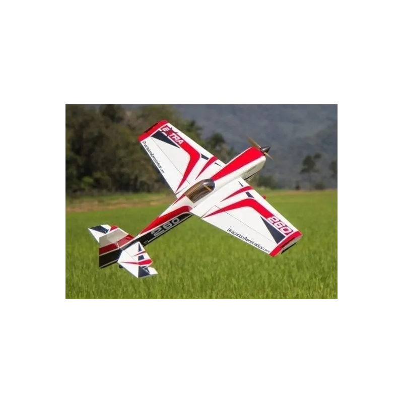 Prescision Aerobatics EXTRA 260 (V2) - red/white Prescision Aerobatics EXTRA 260 (V2) - red/white
