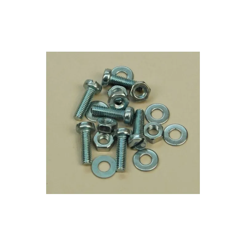 Slec Nut/Bolt/Washer - 3X10Mm (Pk6)
