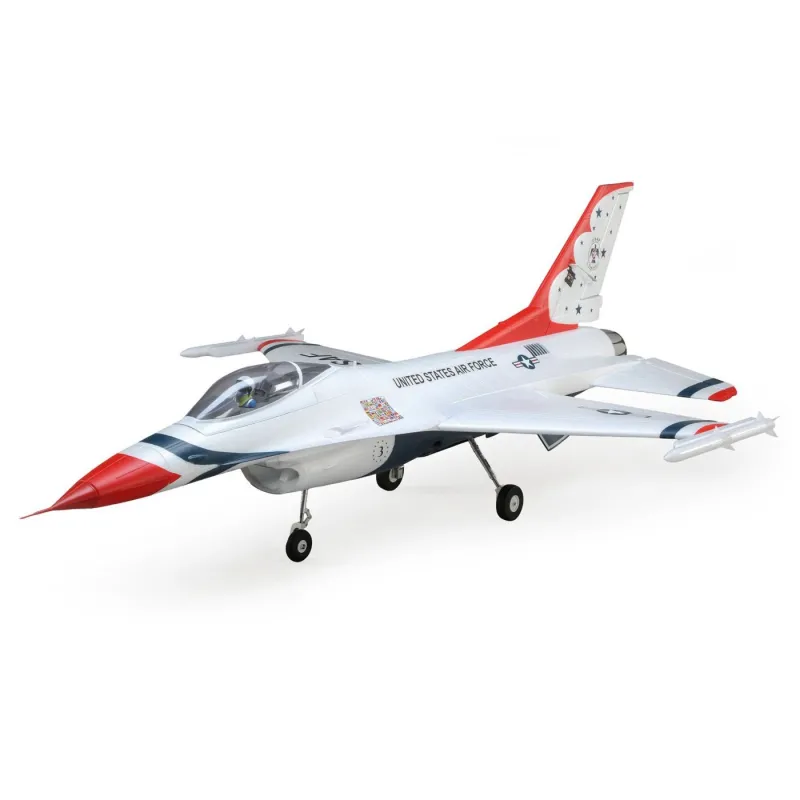 E-FLITE F-16 Thunderbirds 70mm EDF Jet BNF Basic
