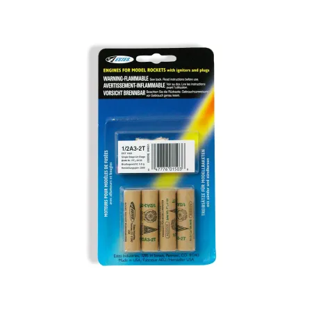 ESTES Rocket motors 1/2A3-2T (Pk4) D-ES1503