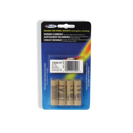 ESTES Rocket motors A3-4T (Pk4) D-ES1507