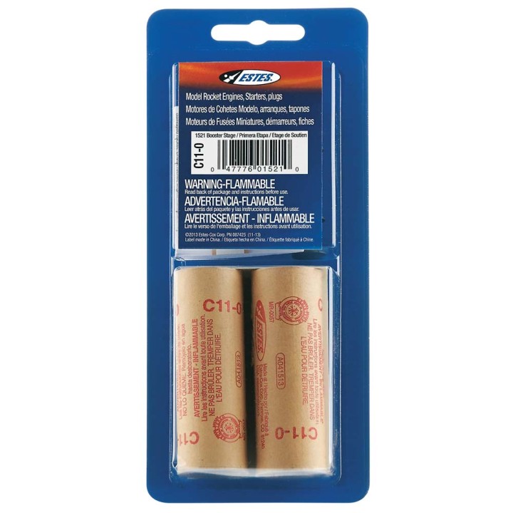 ESTES Rocket motors C11-0 (Pk2) D-ES1521