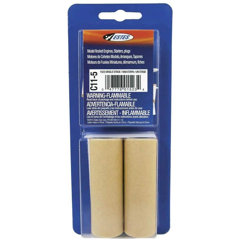 ESTES Rocket motors C11-5 (Pk2) D-ES1523