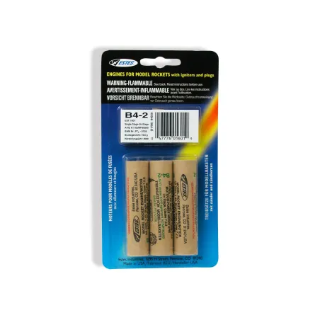 ESTES Rocket motors B4-2 (Pk3) D-ES1601