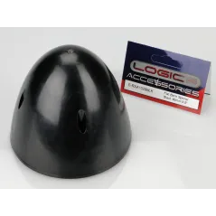 RACTIVE 90mm 3.5"Spinner F/B Black E-RAA1029BLK