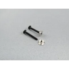 RACTIVE Wingbolt with T nut M6, 50mm (pk2) F-RAA1074