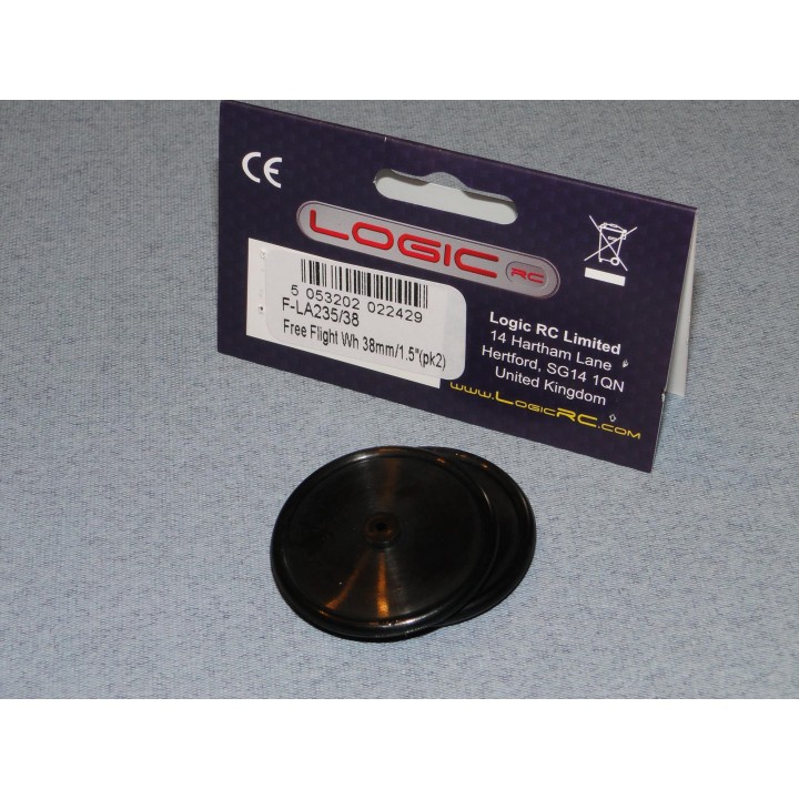 RACTIVE Free Flight Wheels 38mm/1.5" (pk2) F-RAA1375