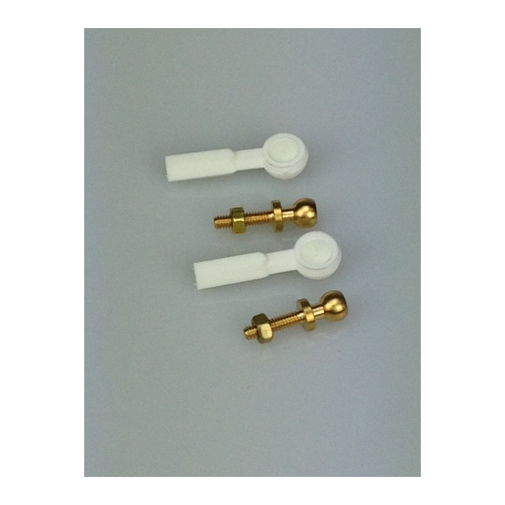 RACTIVE White Ball Joint M2 (pk2) F-RCA104