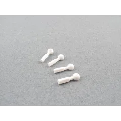 RACTIVE White Ball Joint Cap (pk4) F-RCA106