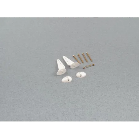 RACTIVE Large Control Horns w/screws (pk2) F-RCA109