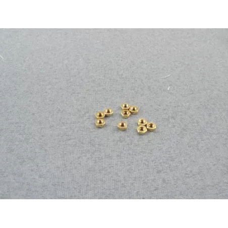 RACTIVE Brass Nut M2 (pk10) F-RCA128