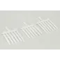RACTIVE Round Polypropylene Hinge (pk18) F-RCA131
