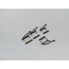 RACTIVE Control Horn for 1.5mm CF Rod (Pk4) F-RCA280