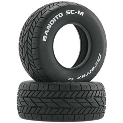 DURATRAX Bandito SC-M Oval Tire C2 (2) G-DTXC3800