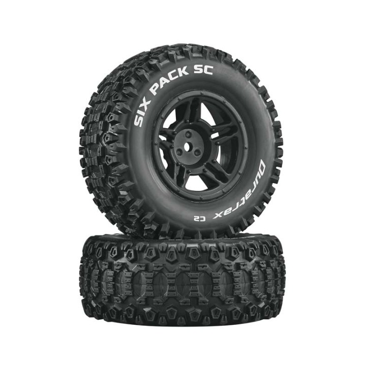 DURATRAX Six Pack SC C2 Mounted Slash 4x4 Blitz Fr/Re (2) G-DTXC3861