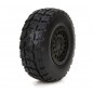 ECX FF/RR Premount Tire: 1/18 4WD Torment (2) ECX41001