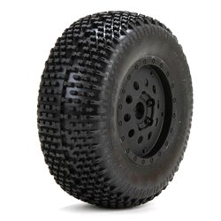 Losi Premount Eclipse Tire/Wheel Front (2): XXX-SCT LOS43004