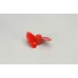 RACTIVE 2 Bladed 45mm Waterscrew Red Nylon M5 LH H-RMA3015