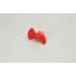 RACTIVE 2 Bladed 40mm Waterscrew Red Nylon M4 LH H-RMA3020