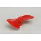 RACTIVE 2 Bladed 55mm Waterscrew SR Red Nylon M4 LH H-RMA3044