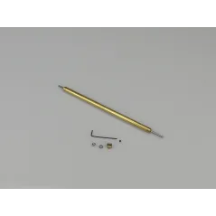RACTIVE Fine Line Prop Shaft 5in M2/2mm Stainless 6mm dia Tube I-RMA2310