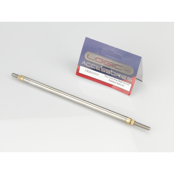 RACTIVE Fine Line Prop Shaft 5in M4 Stainless 6mm dia I-RMA4310