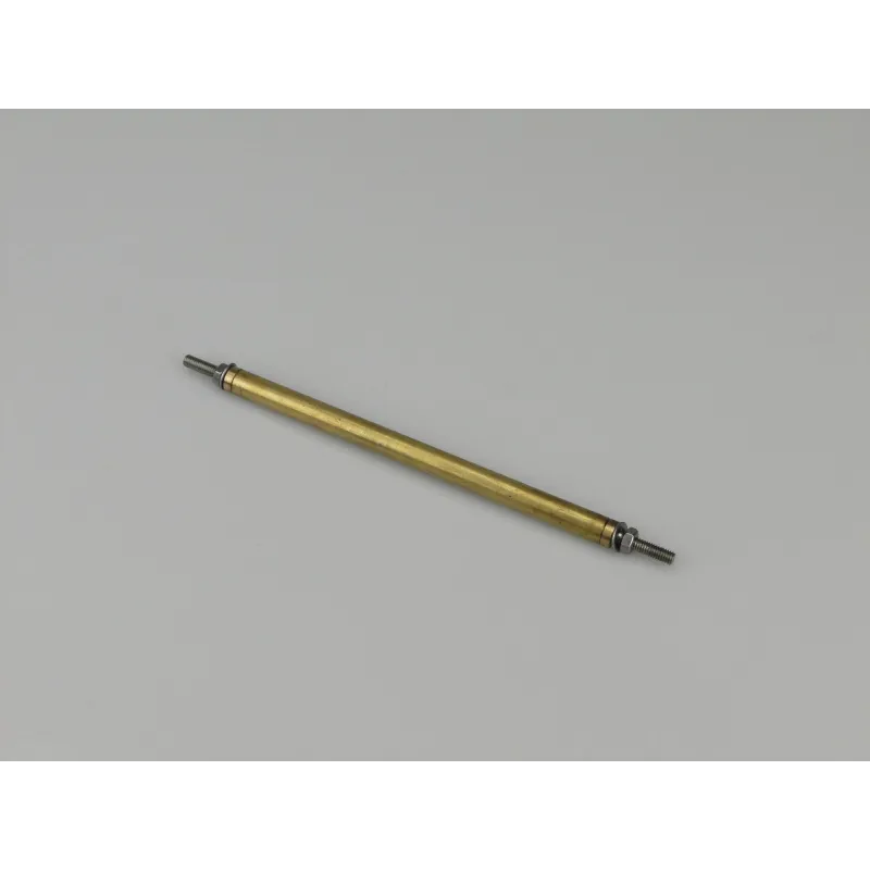 RACTIVE Prop Shaft 4in M4/4mm Stainless Shaft, 8mm dia Brass Tube I-RMA4406