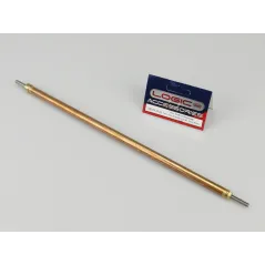 RACTIVE Prop Shaft 9in M4/4mm Stainless Shaft, 8mm dia Brass Tube I-RMA4426