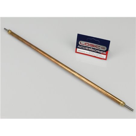 RACTIVE Prop Shaft 11in M4/4mm Stainless Shaft, 8mm dia Brass Tube I-RMA4434