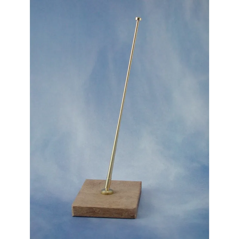 RACTIVE Angled Flagstaff Complete (Brass)(Pk2)