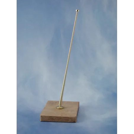 RACTIVE Angled Flagstaff Complete (Brass)(Pk2)