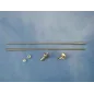 RACTIVE Angled Flagstaff Complete (Brass)(Pk2)